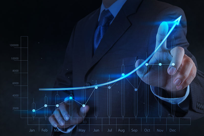 Chart of Sales Going Up!